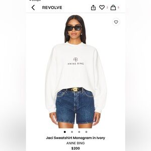 Anine Bing ‘Jaci’ sweatshirt